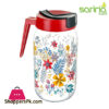 Sarina Glassware S168 Premium Patterned Jug 1000ML - S168 Turkey Made