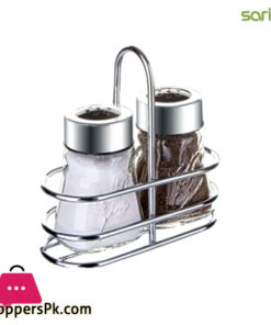 Sarina Metal Salt Shaker Double - S1152 Turkey Made
