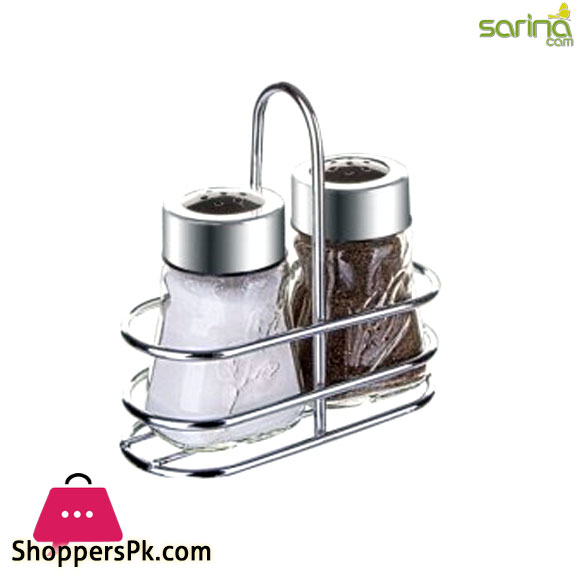Sarina Metal Salt Shaker Double - S1152 Turkey Made