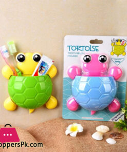 Turtle Toothbrush Holder Plastic Strong Sucker 