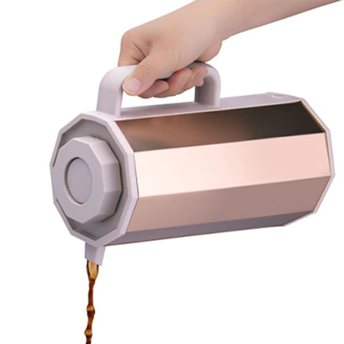 Zojirushi Thermos Glass Lined Vacuum Carafe Flask Gold 1.0 Liter - Ah-Eae 10