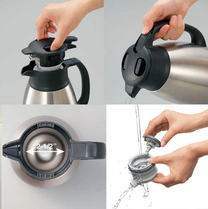 Zojirushi Thermos Stainless Steel Vacuum Carafe 1 Liter