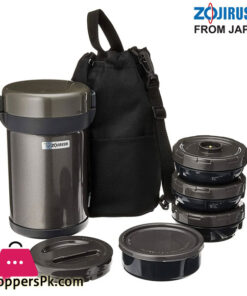 Zojirushi Vacuum Insulated Tiffin Lunch Box Stainless Steel