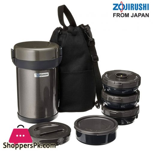Zojirushi Vacuum Insulated Tiffin Lunch Box Stainless Steel