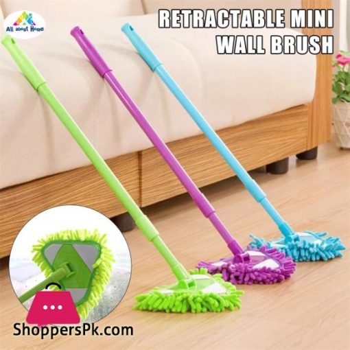 【BestGO】180 Degree Rotatable Adjustable Triangular Cleaning Mop Home Wall Ceiling Floor Window Cleaning Mop