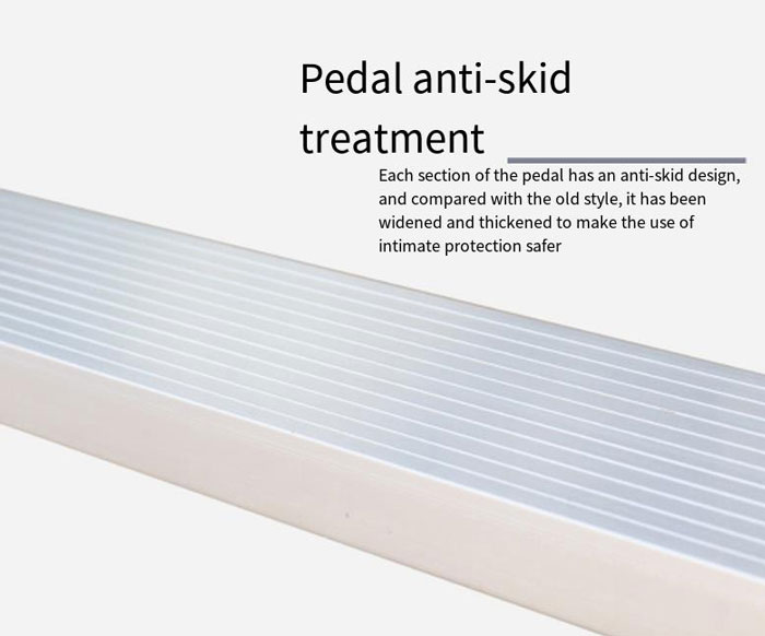 1.2 Mm Thickened Aluminum Alloy Widened Non-Slip Design Ladder 6 Step