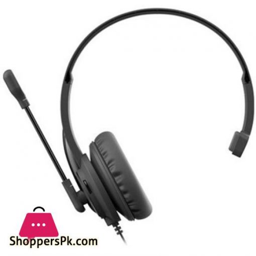 A4Tech HS-11 Mono Headset - Black - 2 x 3.5mm Plug