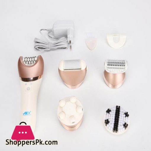 Anex AG 7045 - DELUXE EPILATOR - White And Pink