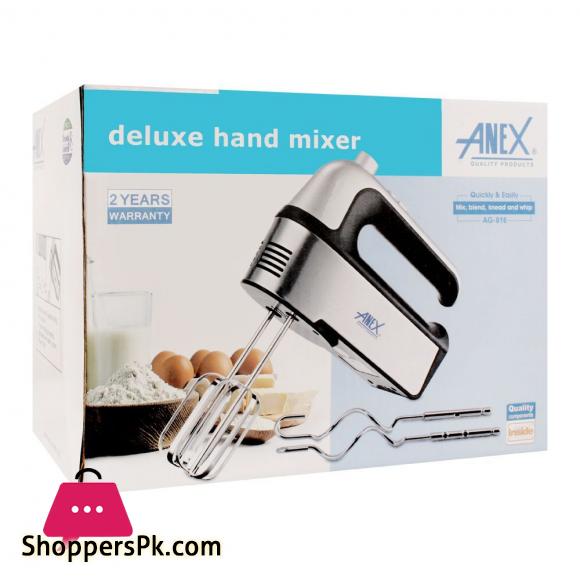 Anex Deluxe Hand Mixer, Ag-816 4 Anex Deluxe Hand Mixer, Ag-816