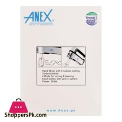 Anex Deluxe Hand Mixer, Ag-816 8 Anex Deluxe Hand Mixer, Ag-816