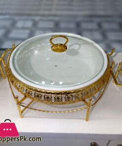 Brilliant  Round Casserole Serving Food Warmer Dish 10 Inch  – BR0268