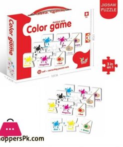 Color Game Match-it Puzzle Flashcards