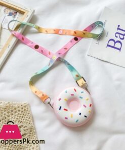 Cute Kids Mini Crossbody Bags 2020 Kawaii Doughnut Little Girl Small Coin Wallet Pouch Bag Baby Girls Money Change Purse Gift