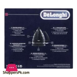 Delonghi Brillante Design Electric Kettle, Kbj2001