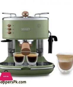 Delonghi Icona Vintage Pump Espresso Coffee Machine (ECOV311.GR)