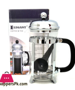 ELEGANT French Press 2 Cup - 350ML Silver - EL0137