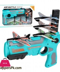Foam Catapult Airplane Children Outdoor Toy Boy Hand Throwing Gyro Launcher Glider Model 1set Bubble Catapult Plane Toys