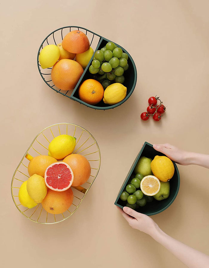 Fruit Basket + Bowl Storage