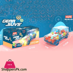 Glowing Jeep with Gears SUVS 035-A23