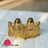 Golden Decorative Salt &Amp; Pepper Cart