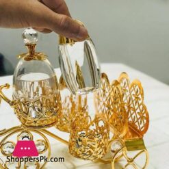 Golden Decorative Salt &Amp; Pepper Cart