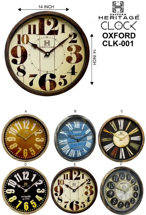 Heritage Oxford Wall Clock