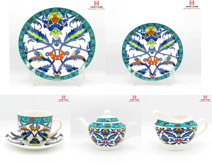 Heritage Tea Set – 22 - Pieces
