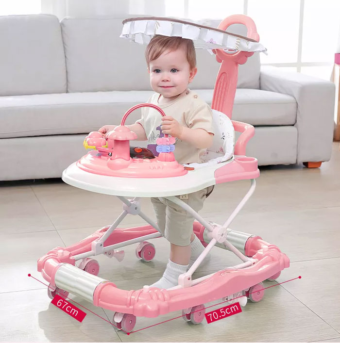 High Quality 360 Rotating Round Rolling Baby Walker - 3In1 14 High Quality 360 Rotating Round Rolling Baby Walker - 3In1