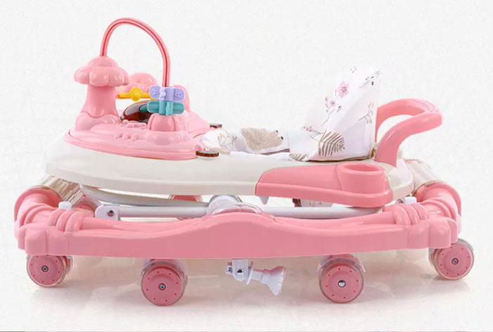 High Quality 360 Rotating Round Rolling Baby Walker - 3In1