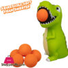 Hog Wild T-Rex Dinosaur Popper Toy - Shoot Foam Balls Up To 20 Feet - 6 Balls Included - Age 4+