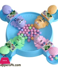 Hungry Frog Eating Beans Children Board Strategy Games Toy Family Competitive Interactive Stress Relief Toy Interesting Games,4 Frog
