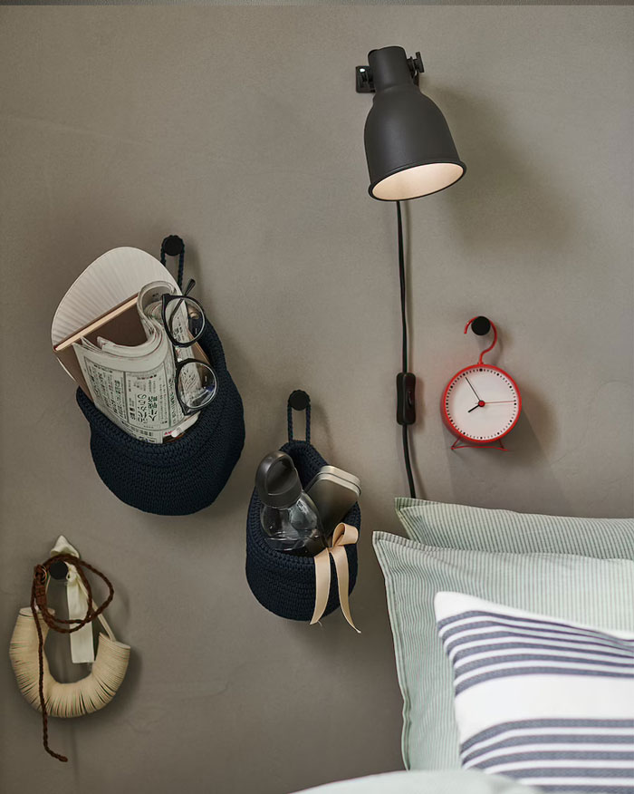 Ikea Sniffa Clock Red