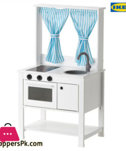 Ikea SPISIG Play kitchen with Curtains
