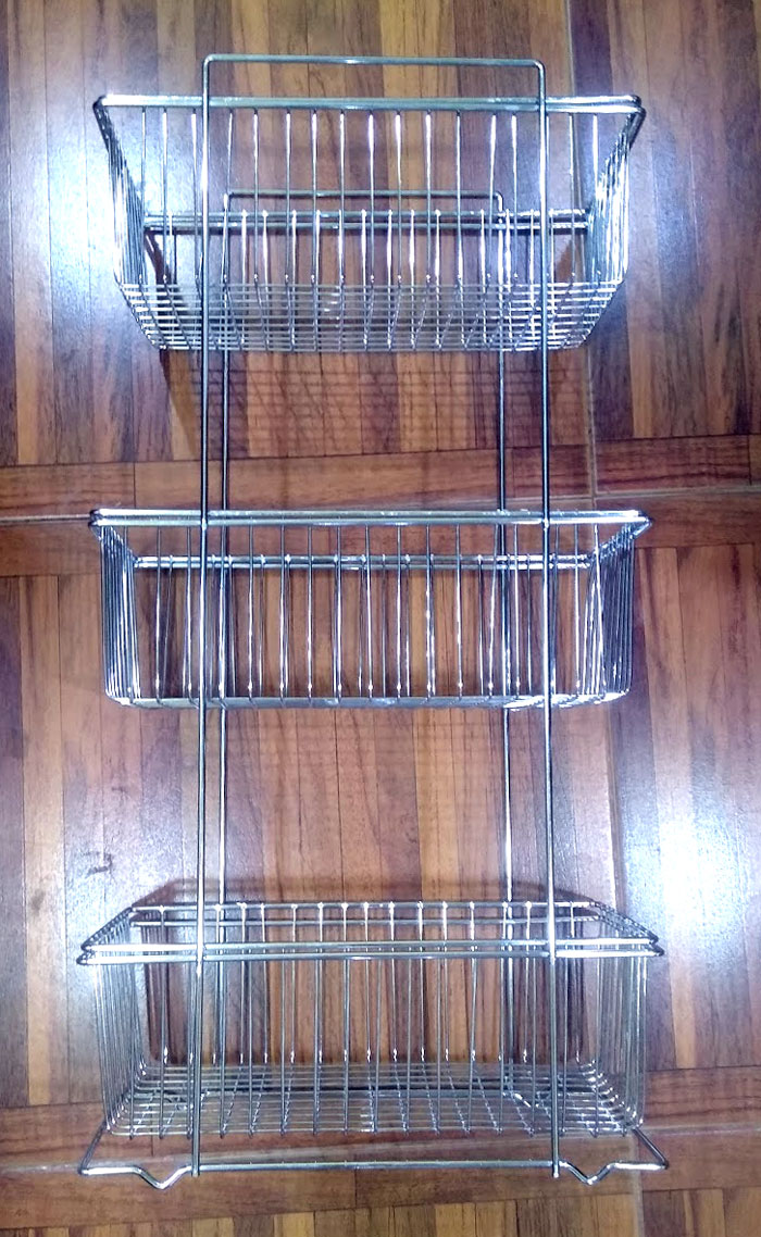 Japiazi 3-Layer Steel Basket