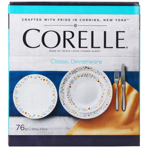 Corelle Livingware 76pc Dinnerware Set - Ditsy Flora