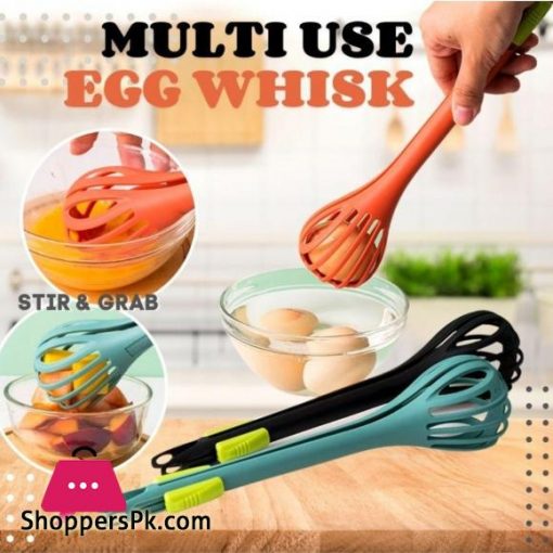Kitchen Tongs Nylon Egg Whisk Beater Whisker