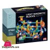 Hot Colorful Pipe Magnetic Building Blocks 3D Light Up Toys Set Race Track Magnetic Tiles For Kids