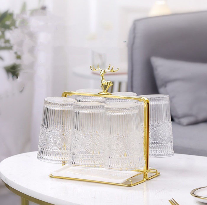 Maydecor High End Glass Cup Stand