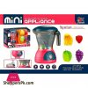 Mini Electric Fruit Juicer Set for Kids, Role Play Kitchen Toy, Kitchen Accessories with Lights and Music, Kids Home and Kitchen Set