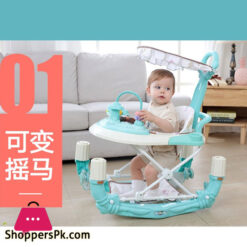 Multi Function Baby Toddler Push Anti Rollover Walker 4-In-1