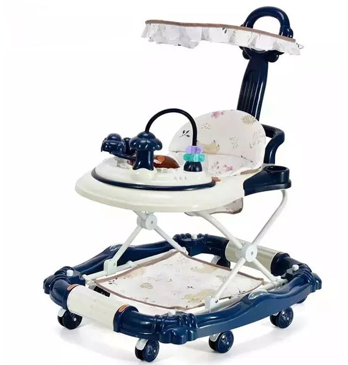 Multi Function Baby Toddler Push Anti Rollover Walker 4-In-1