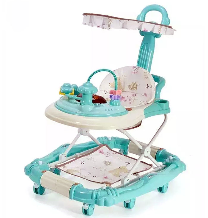Multi Function Baby Toddler Push Anti Rollover Walker 4-In-1