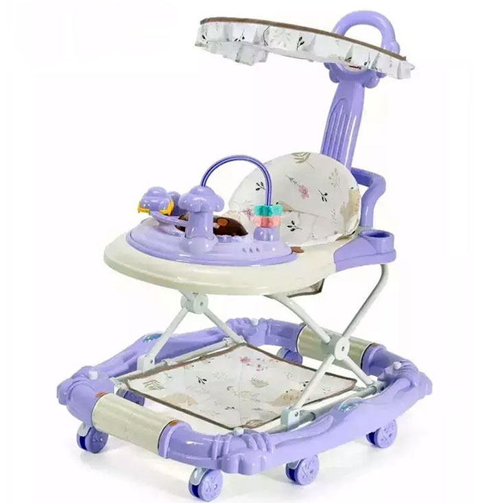 Multi Function Baby Toddler Push Anti Rollover Walker 4-In-1