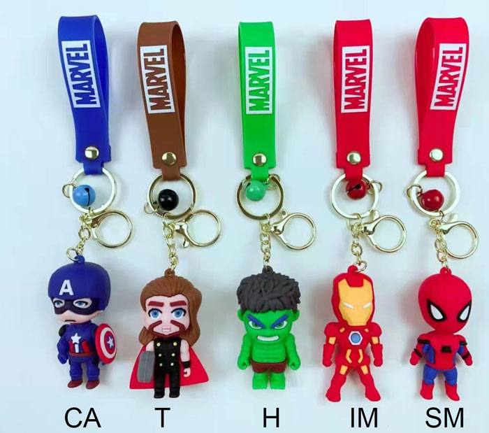 New Avengers Keychain Men'S And Women'S Car Bags Keyring Pendant