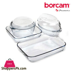 Pasabahce Borcam Casserole Dishes - 6 Pcs Set