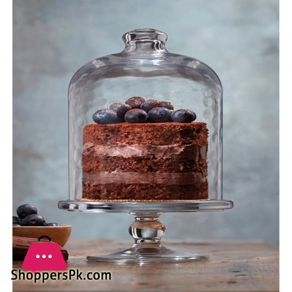 Pasabahce Midi Cake Stand With Dome - 96698 4 Pasabahce Midi Cake Stand With Dome - 96698