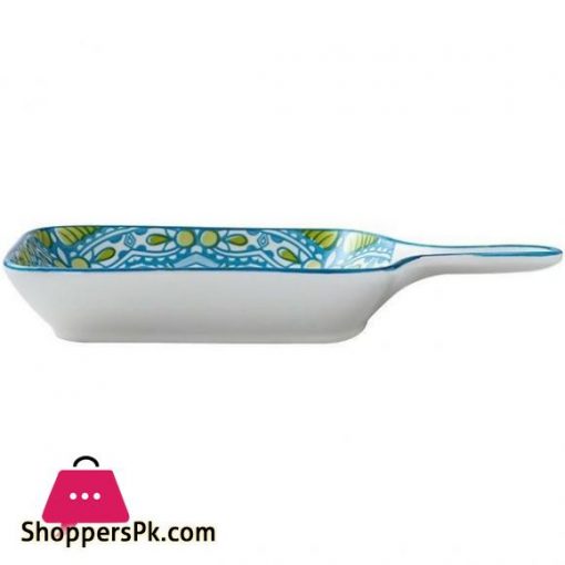 Porcelain Serving Dishes With Handle 2Pcs