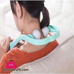 Pressure Point Therapy Massager Comfortable Neck Massager Roller Shoulder Back Pain Ball Deep Tissue Dual Trigger Point Lightweight &Amp; Portable