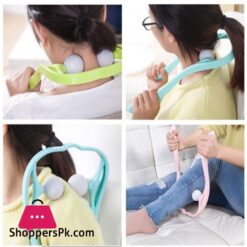 Pressure Point Therapy Massager Comfortable Neck Massager Roller Shoulder Back Pain Ball Deep Tissue Dual Trigger Point Lightweight &Amp; Portable