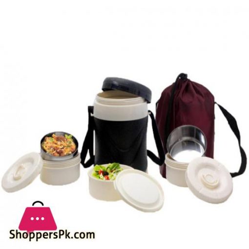 Riwayat Lunch Carrier (2 steel bowls - 1 salad bowl)